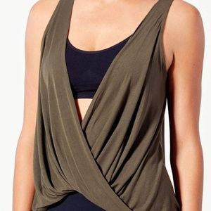 Madison double drape tank